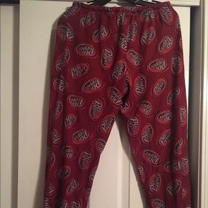 Dr Pepper pajama pants small